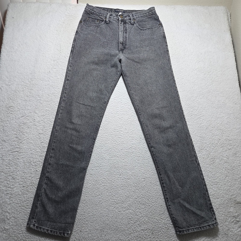 Vintage Guess Georges Marciano Jeans Mens 32x33 Black Straight Leg Made in USA